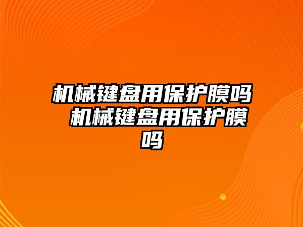 機械鍵盤用保護膜嗎 機械鍵盤用保護膜嗎