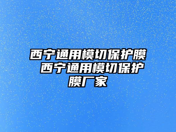 西寧通用模切保護膜 西寧通用模切保護膜廠家