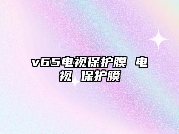 v65電視保護膜 電視 保護膜